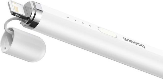 Actual product image Baseus Active stylus Smooth Writing Series with wireless charging, lightning (White)