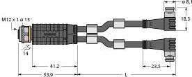 Produktbild Turck Zweifachverteiler