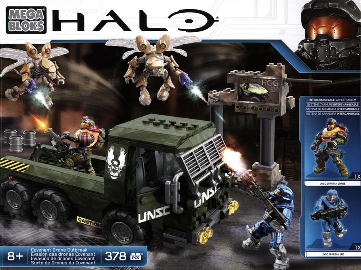 Image du produit Mega Bloks Éruption de drones Halo Covenant