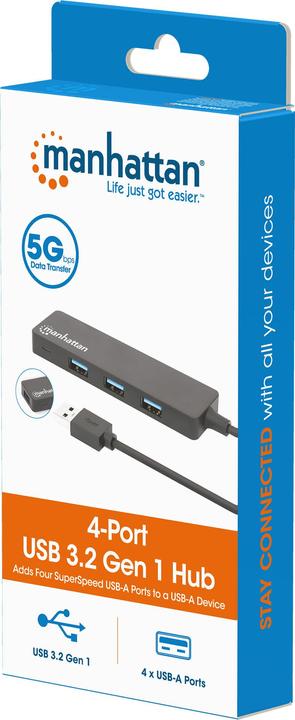 Image du produit Manhattan USB 3.0 (USB-A, 4 ports)
