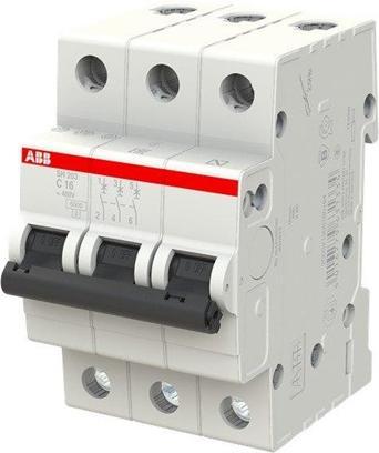 Immagine prodotto ABB MINI INTERRUTTORE SH203-C16A 3P 6KA