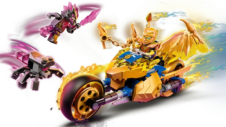 Produktbild LEGO Jays Golddrachen-Motorrad (71768, LEGO Ninjago)