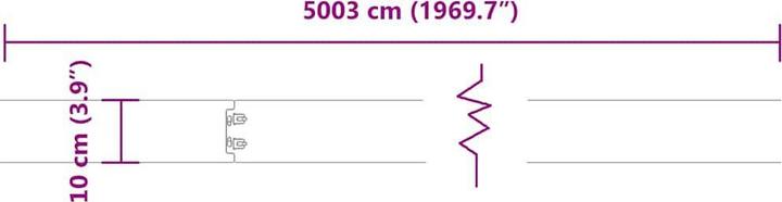 Actual product image vidaXL Rasenkante (103 cm)