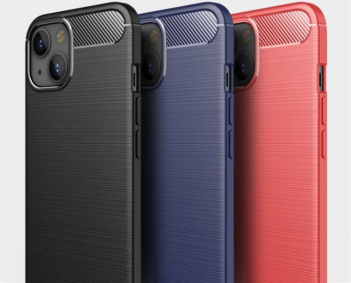 Produktbild Screenguard Carbon Brushed Soft TPU Case (Apple iPhone 13)