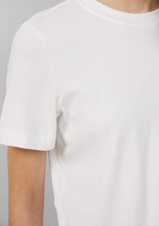 Produktbild S.Oliver T-Shirt Verkürztes T-Shirt aus Interlockjersey (46)