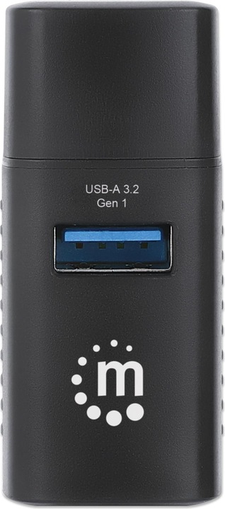 Produktbild Manhattan 3-Port USB 3.0 / 2.0 Typ-C Kombo-Hub (USB-C, 3 Ports)