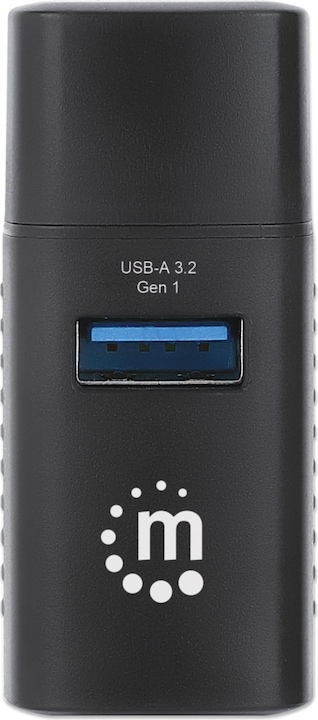 Actual product image Manhattan 3-port USB 3.0 / 2.0 Type-C combo hub (USB-C, 3 Ports)
