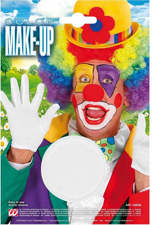 Image du produit Magni Fond de teint blanc - Maquillage de clown de carnaval