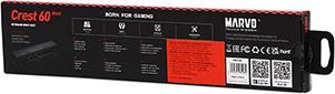 Actual product image Marvo Crest 60 black / ergonomic keyboard pad