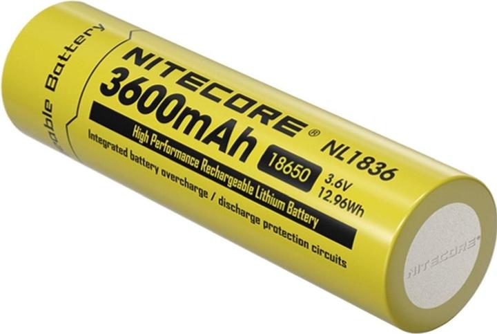 Produktbild Nitecore Li-Ion Akku Typ 18650 - 3600mAh - NL1836