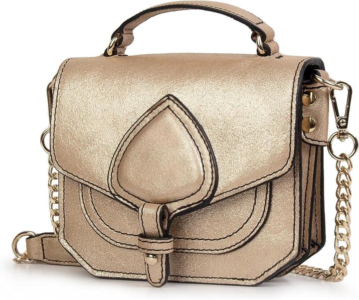 Productafbeelding Kate Moss Gouden Mini Tiny Emelyne Schoudertas, Praktisch Gecompartimenteert