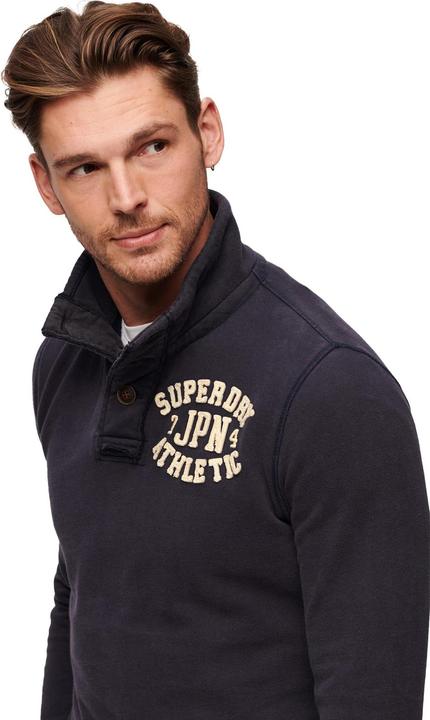 Actual product image Superdry Vintage Athletic Henley Jumper (L)