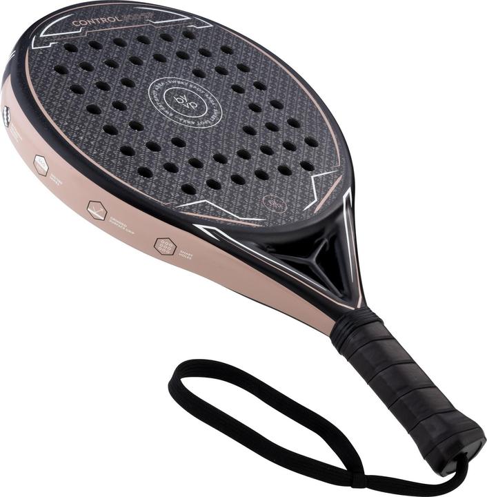 Produktbild Luxtri Padel Schläger Control 300 Rund Schwarz-Braun 370g Carbonfaser/EVA Tennis