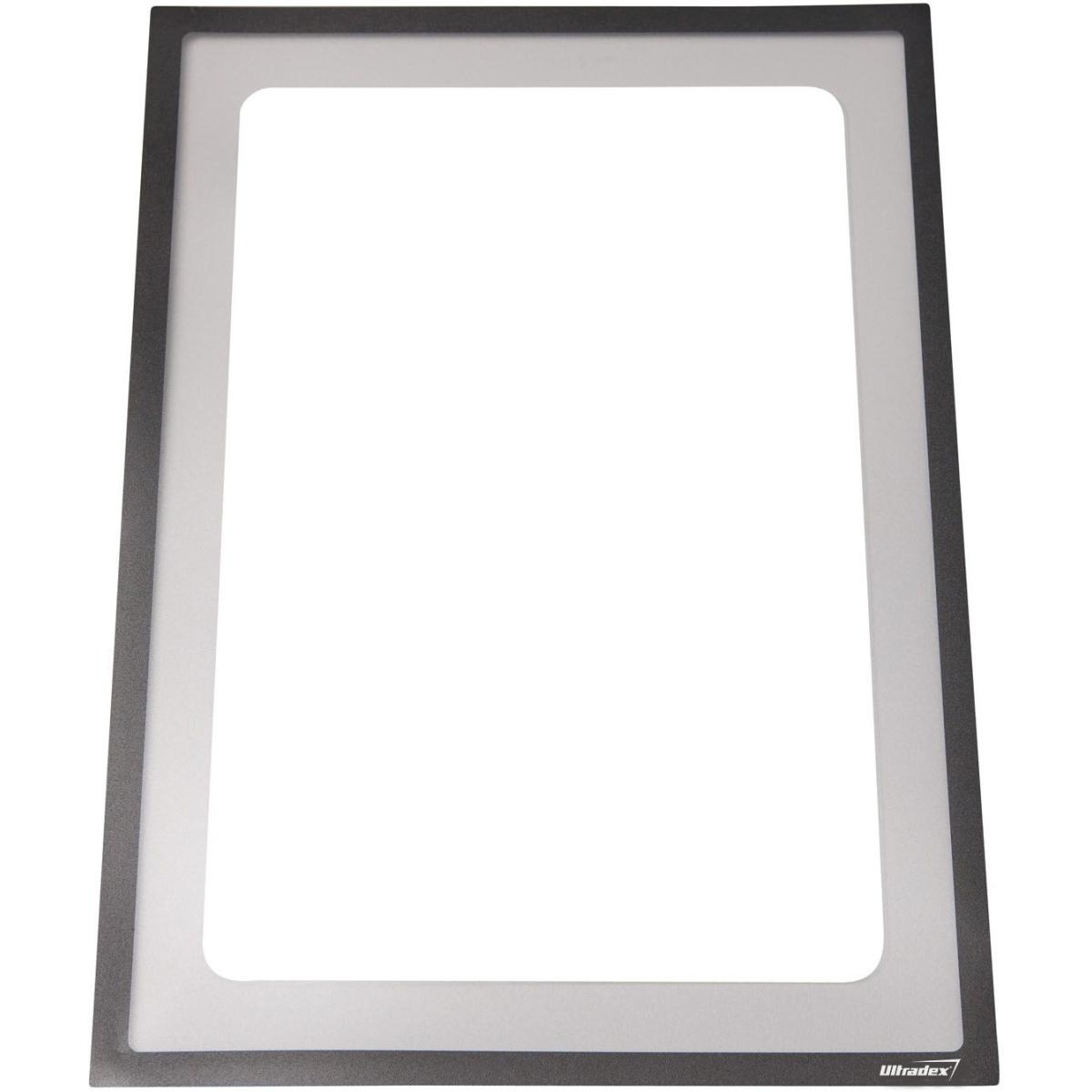 Thumbnail - Ultradex, Mappe, Infotasche mit Ausschnitt A4 hoch BxH 225x312mm selbstklebend VE=1 Stück schwarz (A4, 1 x)