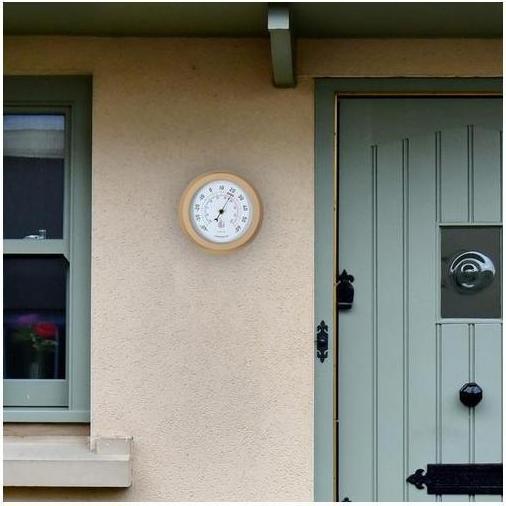 Produktbild Nextime Thermometer Lily Ø 22 cm, Braun