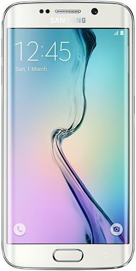 Samsung Galaxy S6 Edge (128 GB, Weiss, 5.10", 4G)