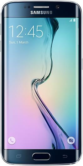 Actual product image Samsung Galaxy S6 Edge (32 GB, Black, 5.10", Single SIM, 16 Mpx, 4G)