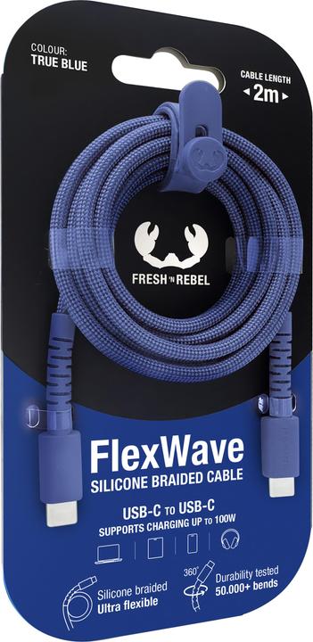 Produktbild Fresh'N Rebel Fresh 'n Rebel USB-C to USB-C True Blue (2 m, 100 W)