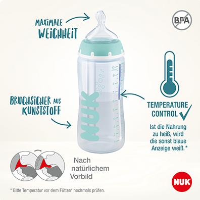 Produktbild NUK Anti-Colic Professional Babyflaschen Set mit Temperature Control