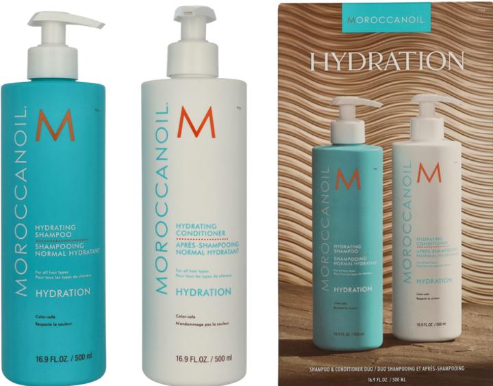 Image du produit Moroccanoil Hydratisierendes Shampoo & Spülung (1000 ml, Shampoing liquide)