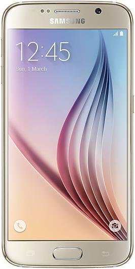 Produktbild Samsung Galaxy S6 REFURBISHED (32 GB, Gold, 5.10", Single SIM, 4G)