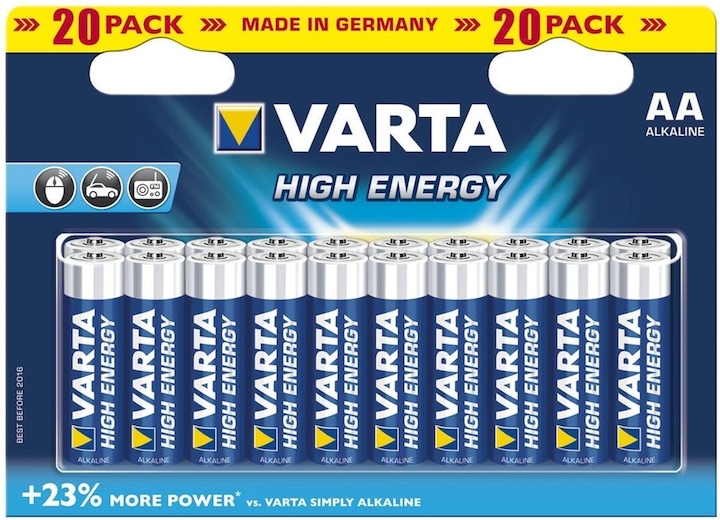 Produktbild Varta LONGLIFE Power (20 Stk., AA, 2960 mAh)