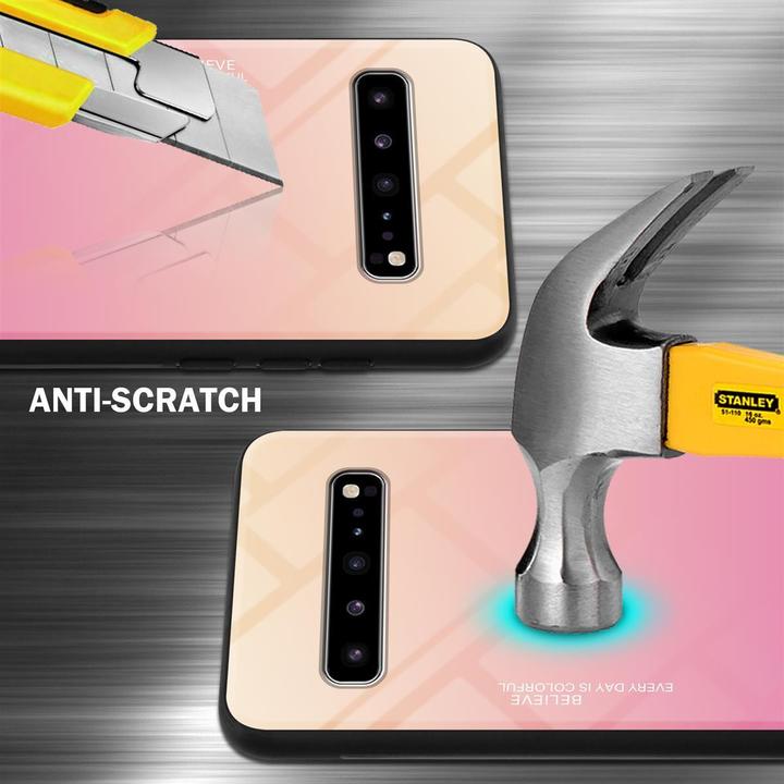 Produktbild Cadorabo TPU 2 Farben Glas Cover (Samsung Galaxy S10 5G)