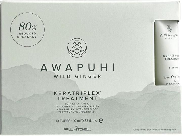 Paul Mitchell - Keratin treatment for damaged hair Awapuhi Wild Ginger (Keratriplex Treatment) 10 x (100 ml)
