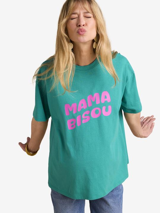 Produktbild Envie de Fraise Bio-Kollektion: Umstands-T-Shirt mit Print Mama bisou (32, 34)