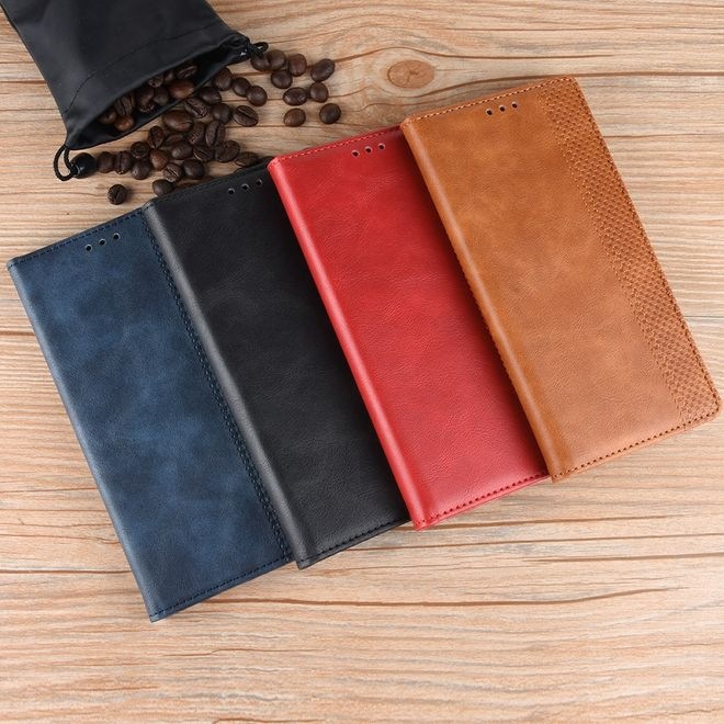 Immagine prodotto MU Style Custodia a libro in pelle stile vintage (Motorola One Vision)