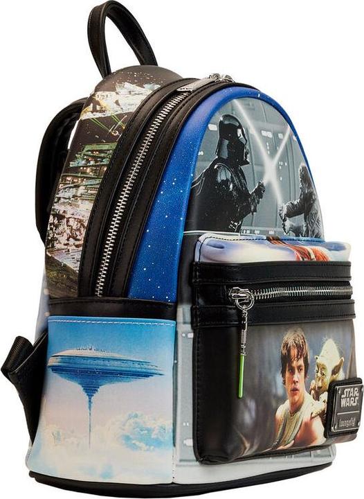 Actual product image Loungefly Star Wars by backpack Empire Strikes Back Final Frames