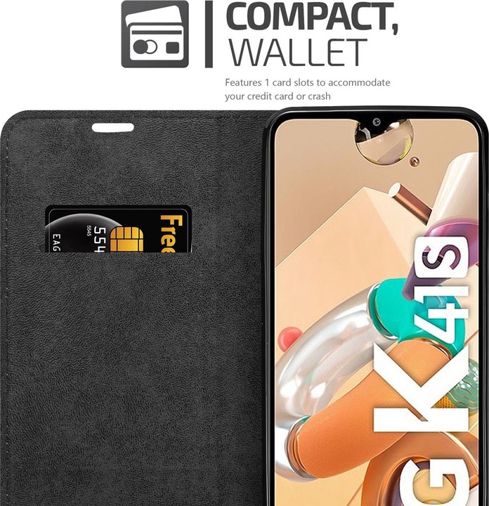 Produktbild Cadorabo Book Invisible Magnet Cover (LG K41s)