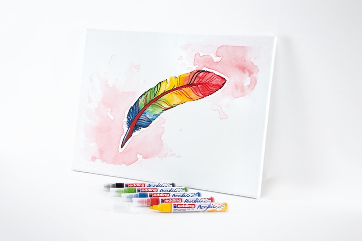 Produktbild Edding Acrylmarker (Gelbgrün, 3 mm, 1 x)