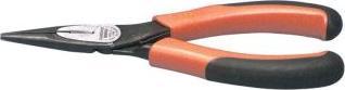 Produktbild Bahco ERGO Flachrundzange mit Öffnungsfeder, Zwei-Komponenten-Griffen, lange Backen, phosphatiert(160 mm (160 mm)