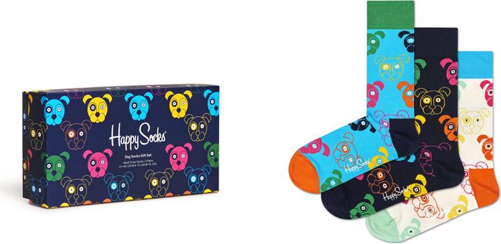 Actual product image Happy Socks Mixed Dogs (pack of 3, 36 - 40)