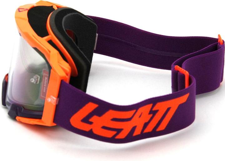 Actual product image Leatt Velocity 5.5 goggles (Orange, Fluo-Purple, Orange, Lilac)