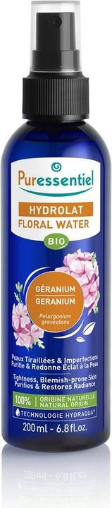 Actual product image Puressentiel Geranium Hydrolate Bio Fl 200 ml (Micelle water, 200 ml)