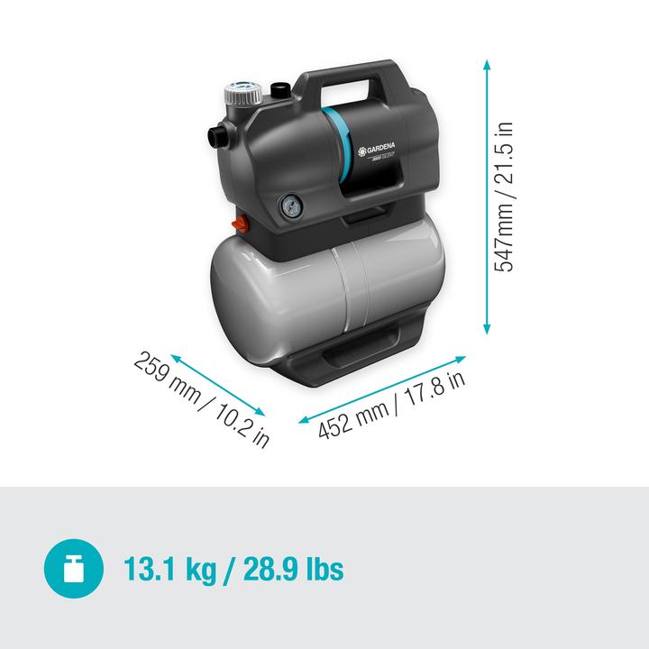 Actual product image Gardena Hydrophor Set 3800 Silent 09064-20 (Domestic water pump)