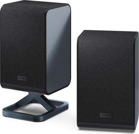Produktbild Sharp Speakers HT-SPR52021(BK) Q Soundbar 2.0.2 Wireless Rear Surround Speakers, Black | (200 W, 2.0.2 Kanal)