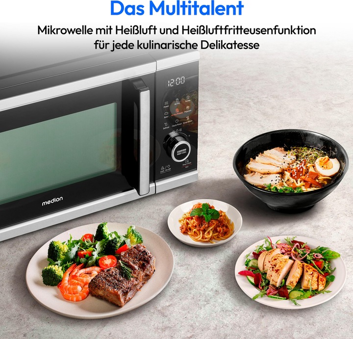 Immagine prodotto Medion MD 11499 Microonde con grill e friggitrice 25L (25 l)