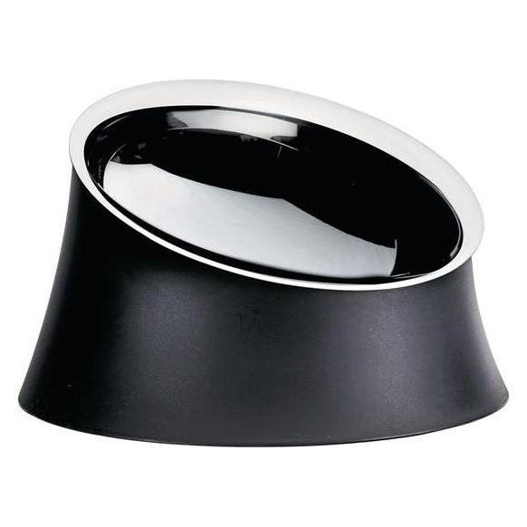 Alessi Ciotola per cani WOWL 0,5 litri (50 cl), Ciotola mangime + Dosatore