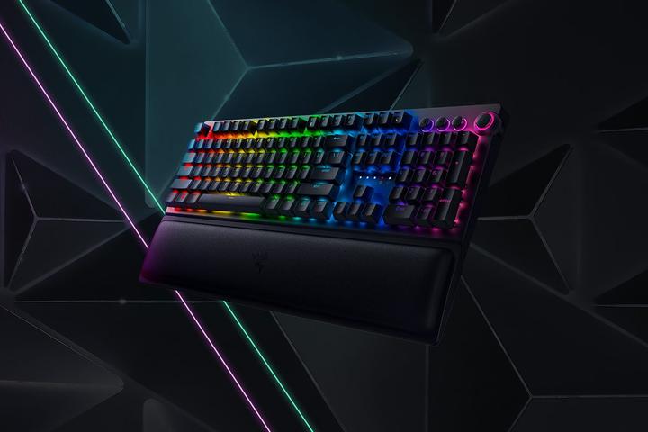 Image du produit Razer BlackWidow V3 Pro (US, Filaire, Sans fil)