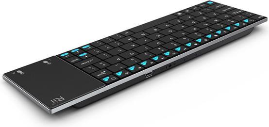 Actual product image Rii Epsilon K12 keyboard RF Wireless QWERTY English Black (Eng. Int., Wireless)