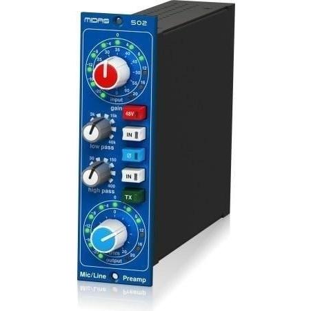 No Name Midas MICROPHONE PREAMPLIFIER 502 V2 Moduł przedwzmacniacza mikrofonowego w formacie 500, Mischpult