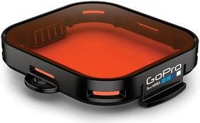 GoPro Roter Tauchfilter passend für Tauch- und Armbandgehäuse (Armbandgehäuse, Tauchgehäuse)