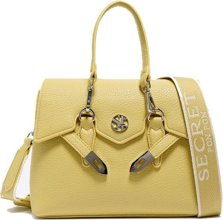 Image du produit Secret Pon Pon Damen Handtasche - Modell Seraphina Plus - 100% Polyurethan - 26.0 X 19.5 X 11.0 Cm