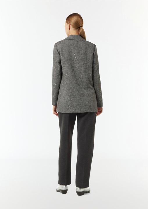 Produktbild Comma Indoor-Blazer Wollmix-Blazer mit zarten Pailletten (34)