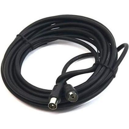 Pepegreen Cable Antena Negro 5m M/H (Cavi antenna), Cavo antenna