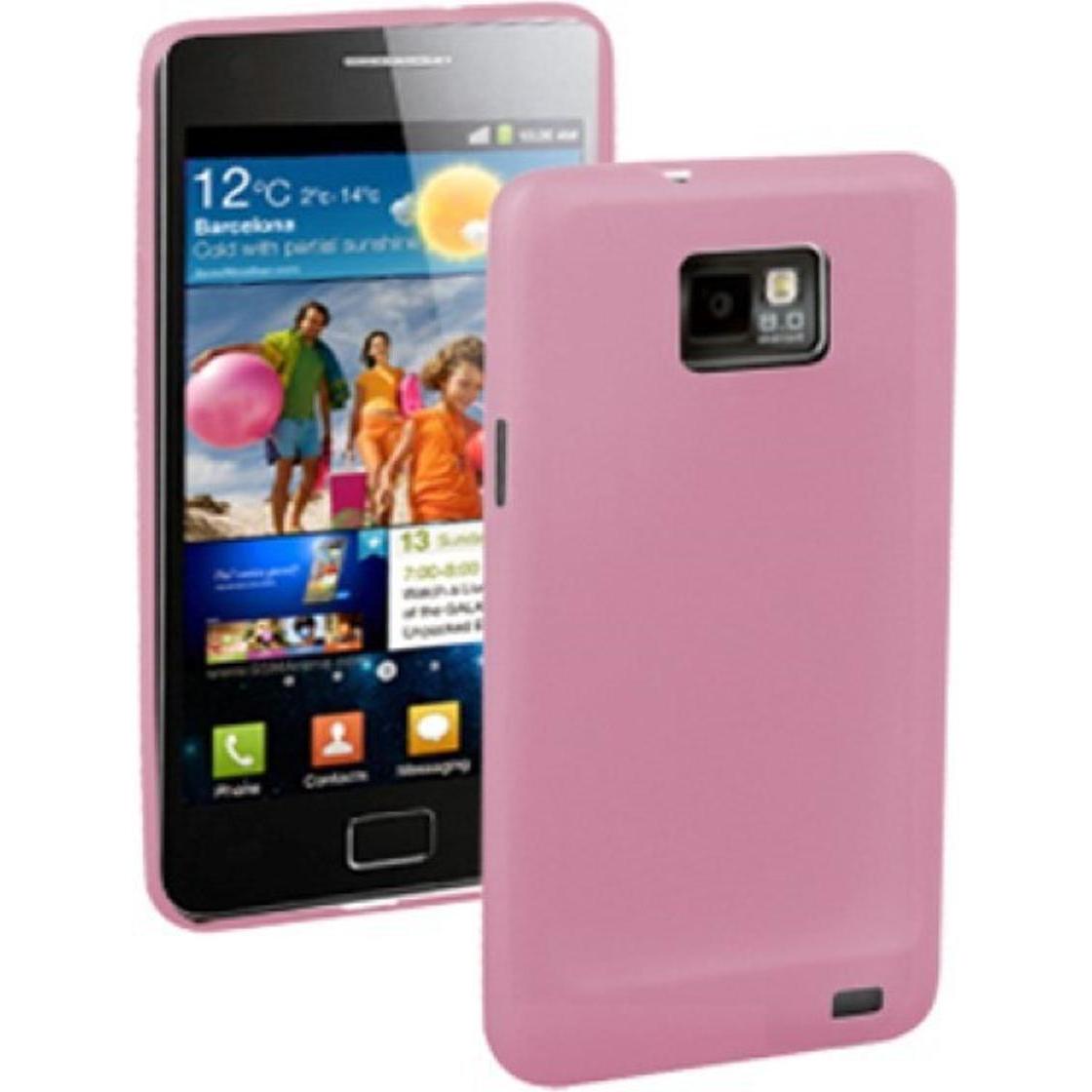 König Design Schutzhülle Case Ultra Dünn 0,3mm für Handy Samsung Galaxy S2 i9100 Rosa Transparent (Samsung Galaxy S2 I91...