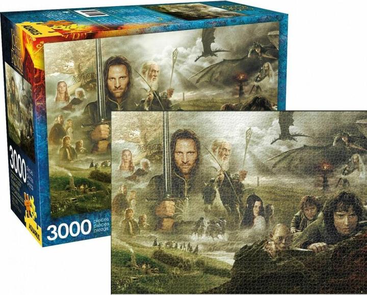 Actual product image Aquarius Le Seigneur des Anneaux puzzle Saga (3000 pièces) (3000 pieces)